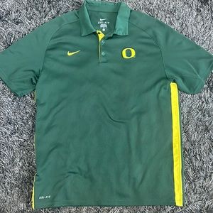 Oregon Ducks Nike Dri-Fit Polo | Large | Green